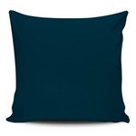 Capa Almofada Color Lisa Azul 45x45cm - Pano e Arte