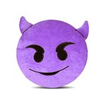 Almofada Emoji Diabo Diabinho 33Cm com Enchimento