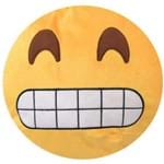 Almofada Emoticons Rosto Mostrando os Dentes com Olhos Sorridentes