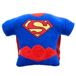 Almofada Fibra Formato Superman 40x14x56cm - Liga da Justiça