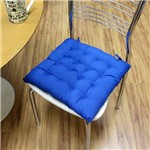 Almofada Futon Assento para Cadeira - Azul