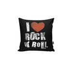 Almofada Quadrada I Love Rock