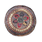Kit 4 Almofadas Decorativas para Sofá Mandala Bege 40cm