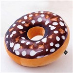 Almofada Rosquinha Magma Donut Chocolate Gotas