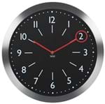 Aluhr Relógio Parede 45 Cm Aluminio/preto