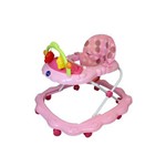 Andador Bebê Musical Hoop Color Baby C/ Brinquedos Rosa