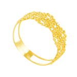 Anel em Ouro 18K Linha Folk com Diamantes - AU5101