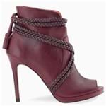 Ankle Boot Bordô Smart Collection - 72526.17 - Tam.35