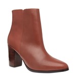 Ankle Boot Couro - Marrom 33