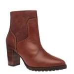 Ankle Boot Grunge - Conhaque 33