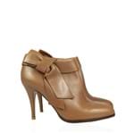 Ankle Boot Valentino Couro Bege