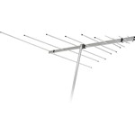 Antena TV Digital Externa Aquário Log Periódica LVU-12 - VHF/UHF/HDTV/FM