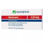 Anti-inflamatório Ourofino Maxicam - 10 Comprimidos 2mg