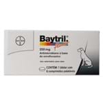Antibacteriano Bayer Baytril Flavour para Cães e Gatos 250mg