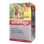 Antipulgas Advantage Max3 Combo G Cães 10 Até 25kg