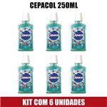 Antisséptico Bucal Cepacol Morango Ice 250ml - Kit com 6 Unds
