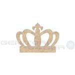 Ap021m Aplique Coroa Rei Príncipe Princesa Mdf Cru Pacote 10 Unidades
