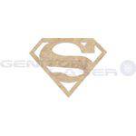 Ap149m Aplique Superman Super Homem Heróis Mdf Cru Pacote 10 Unidades