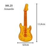 Aplicação Guitarra Cetim - 5 Unid. 101.25 - Amarelo