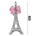 Aplique de MDF e Papel - Torre Eiffel Laço APM8 - 923