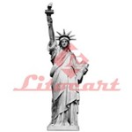 Aplique Madeira e Papel Estatua da Liberdade LMAPC-20 Litocart