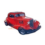 Aplique Mdf Decoupage Carro Vermelho Lmapc-357 - Litocart