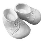 Aplique Par de Sapatos Infantil 10x9x3,6cm - Resina