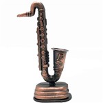 Apontador Retrô Miniatura Saxofone Envelhecido