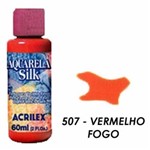 Aquarela Silk 60ml Acrilex Vermelho Fogo 507