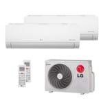 Ar Condicionado Multi Split LG 16.000 BTUs (2x Evap HW 8.500) Quente/Frio 220V