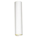 Arandela Bella Long Tubular Led Alumínio Branco 23,5x11cm 2 Gu10 Dicróica Bivolt Ns1018 Salas e Quartos