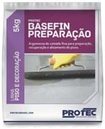 Argamassa Cinza Basefin Preparação de Pisos Protec 5 Kg