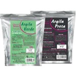 Argila Verde + Preta 1Kg com Colágeno Lifting Facial e Corporal
