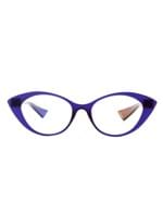 Armação de Óculos Piero Massaro 462 Azul Tamanho 50