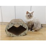 Arranhador e Brinquedo Interativo para Gatos Mini Cat Box - Gatinhos Cinza - Gatinhos Cinza