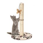 Arranhador para Gatos - Modelo Poste de Sisal com Brinquedo Altura Diferenciada