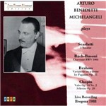 Arturo Benedetti Plays Scarlatti, Bach, Brahms, Chopin - Live 1988 (Importado)