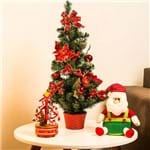 Árvore de Mesa com Decoração Vermelha 60cm - Orb Christmas
