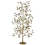 Árvore de Mesa de Metal Dourada Santini Christmas 70cm Brilhance
