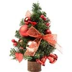 Árvore de Mesa Decorada com Bolas e Enfeites 38cm - Orb Christmas