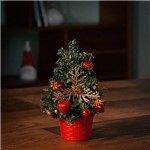 Árvore de Mesa Decorada já é Natal 21cm - Orb Christmas