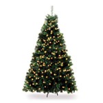 Árvore de Natal C/Led 350L 1341 Hastes 210cm Bivolt Verde