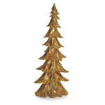 Árvore de Natal Pinheiro Decoração Metal Dourado
