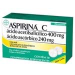Aspirina C Sabor Limão 10 Comprimidos Efervescentes
