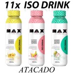 Atacado Revenda 11x Iso Drink 480ml - Max Titanium - Sabores