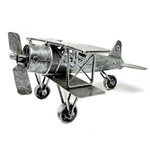 Avião Biplano - Miniatura de Ferro