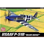 Aviao P-51B Mustang - 1944 - D-day 70th Anniversary - BLUE - ACADEMY