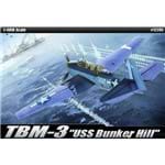 Avião Tbm-3 Avenger - Uss Bunker Hill - Academy