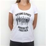 Awesome Cliparts - Camiseta Clássica Feminina