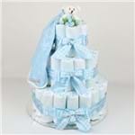 Baby Cake Bear Baby Boy - Azul Claro